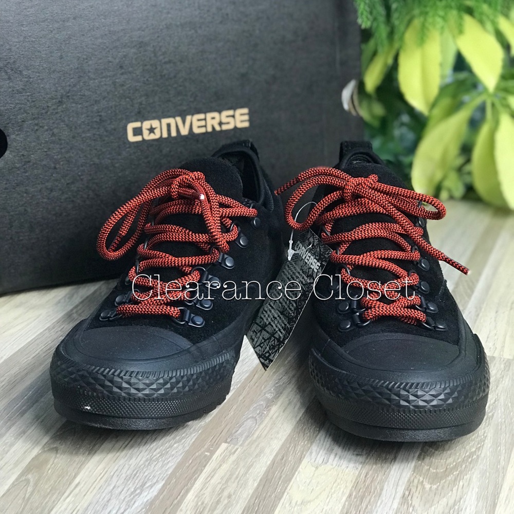 NWT Converse Ctas Descent OX Black WMNS AUTHENTIC - Picture 2 of 7